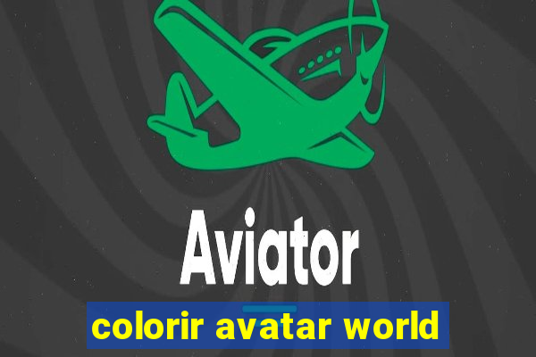 colorir avatar world